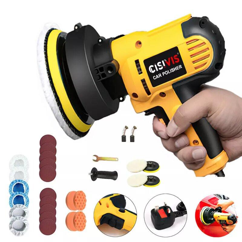 Product Introduction of Electric Car Polisher Buffer Sander Polishing Machine with Buffing Sponge Kit - Perfect for Car Care 4