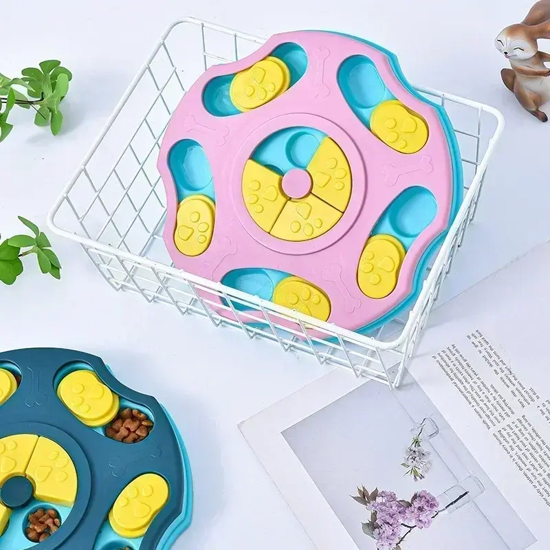 Dog Puzzle Toys Slow Feeder Interactive Increase Puppy IQ Food Dispenser Slowly Eating NonSlip Bowl Pet Cat Dogs Training Game 3