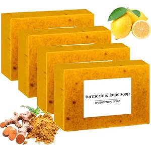 turmeric soap, brightening & moisturizing soap bar, exfoliating soap for face & body, body wash & soap for women & men