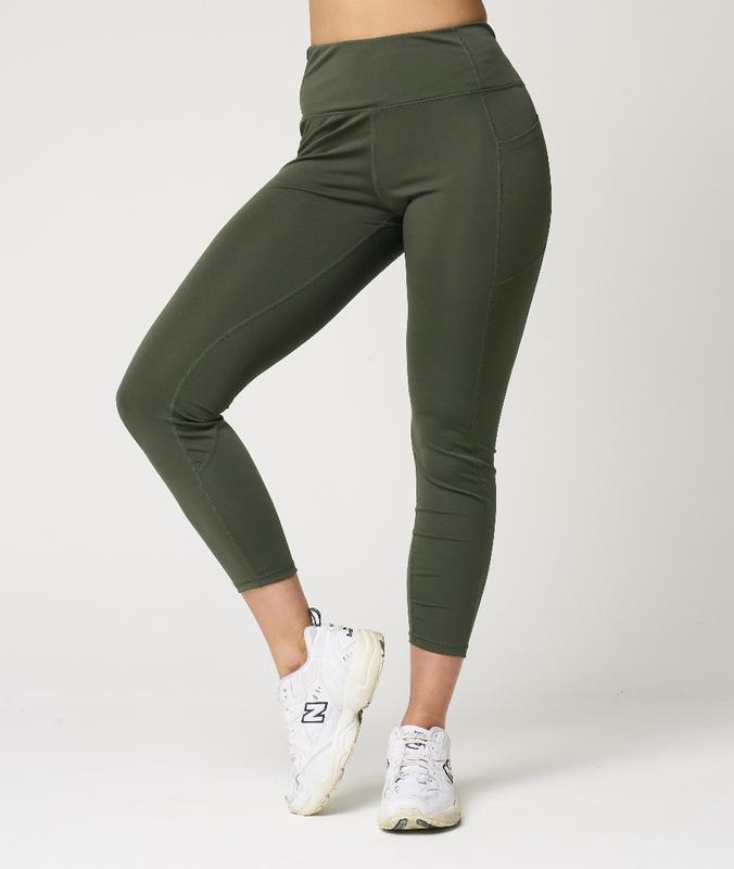 Women’s High Waisted Seamless Compression Leggings with Pocket for Gym & Yoga - UK Sizes 6-16 4