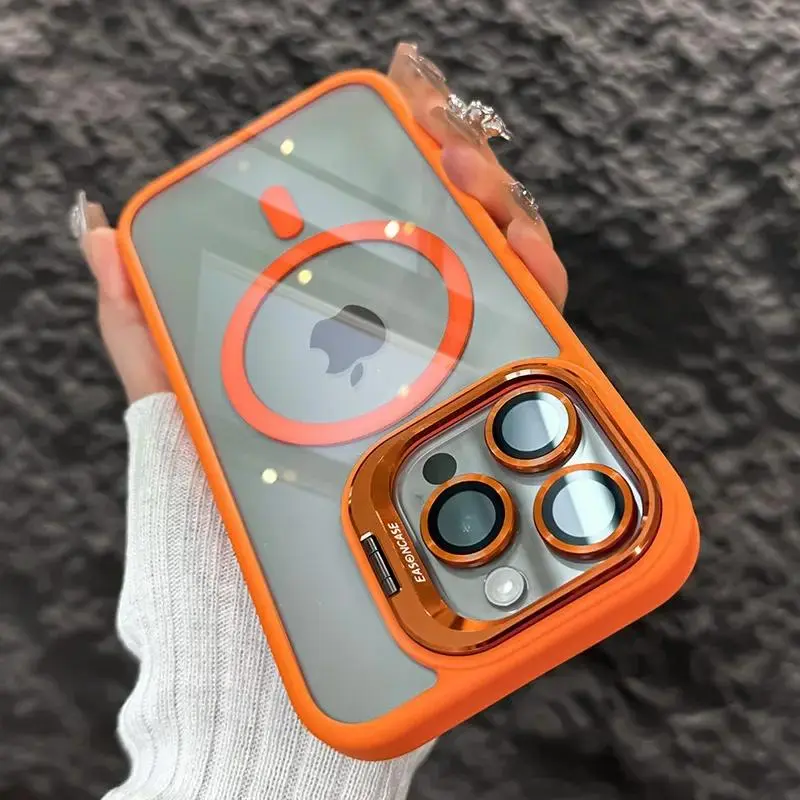 Shockproof Mag Safe Case For iPhone 16 Pro Max 15 14 13 12 11 Camera Lens Cover