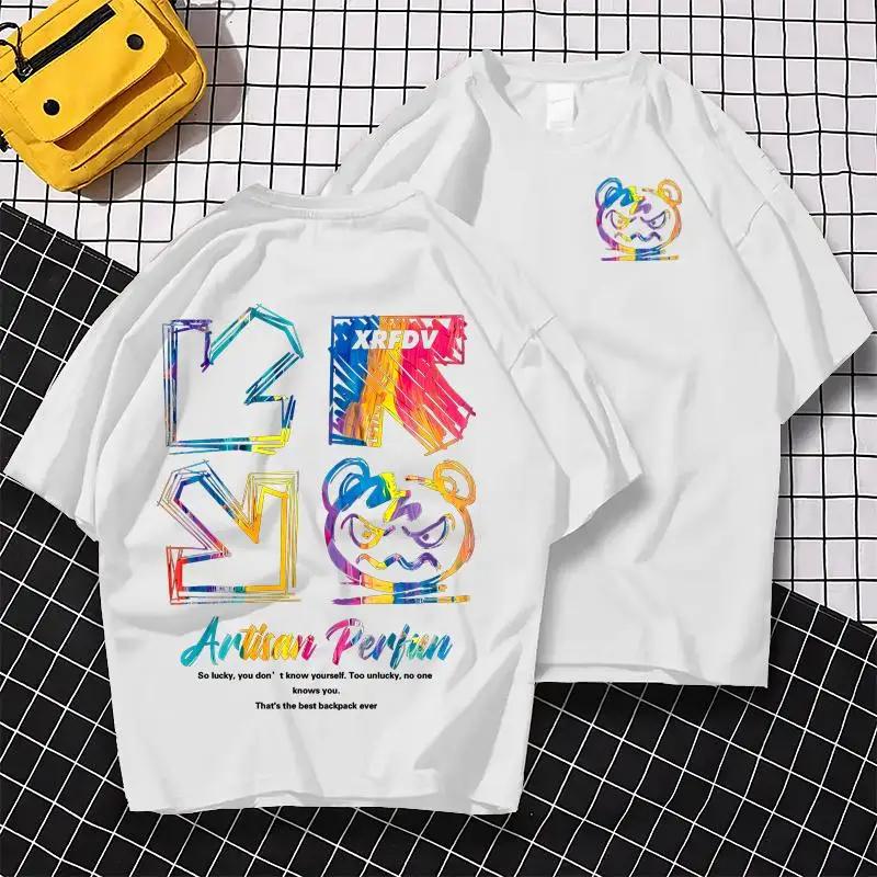 [TS-02] 2025 new Men's summer anime printing plus size T-shirt men's summer loose casual T-shirt cotton men's clothing tops 2