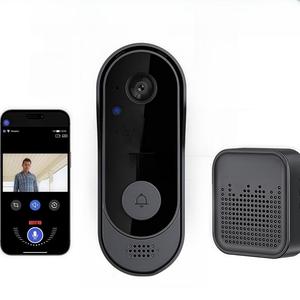 Smart Video Doorbell Camera, Rechargeable Wireless Monitoring Camera, WiFi Remote Video Doorbell with Night Vision Function, Smart Home Control