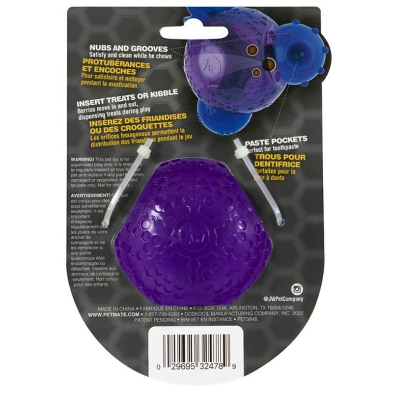 JW Dog Toy Gnaw Berry Chew-ee 3