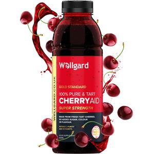 Wellgard Cherryaid Tart Cherry Concentrate, Sour Cherry Juice Supplement, Cherry Juice for Sleep, Sleeping Supplement