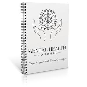 Mental Health Journal, 1 Count 120 Pages Digital Mental Health Planner, Suitable for Wellness Workbook, Therapy Worksheet, Anxiety Management, Self Care Tracker