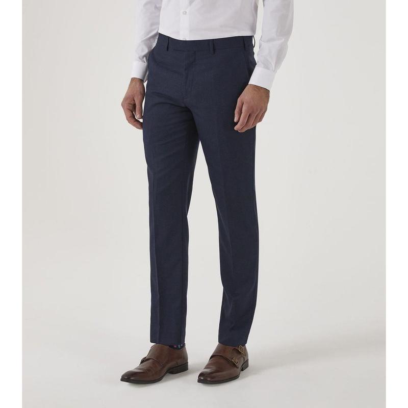 Skopes Men's Harcourt Slim Fit Suit Trouser in Navy Waist 30 to 46 Plain Menswear 1