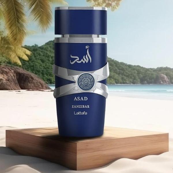 [Free Shipping]Lattafa Asad Zanzibar for Men Eau de Parfum Spray. 3.4Ounce-arab perfume Cologne Coconut 2