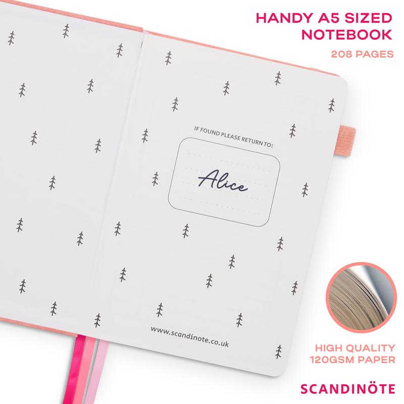Scandinote A5 Bullet Dotted Journal - Pink 1