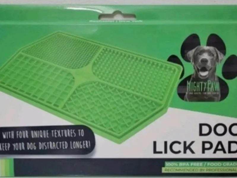 Mighty Paw Green Dog Lick Pads - Fun Dog Toy for dog to Keep Distracted Longer