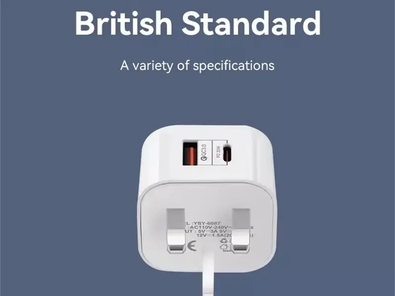 3 x UK 20W Dual Ports Type-C USB C PD Wall Charger Fast Quick Charging Power Adapters For iPhone Samsung 5
