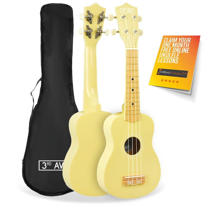 3rd Avenue Pastel Soprano Ukulele with Bag 1
