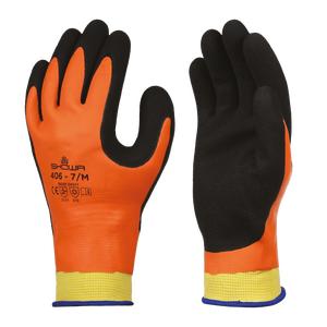 SHOWA 406 Water Repellent Thermal Lined Work Gloves with Textured Grip