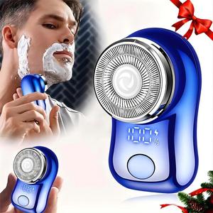Portable Comfort Mini Usb Rechargeable Shaver, Electric Beard Hair Shaver for Men, Wet & Dry Shaver for Home, Office, Business Travel, Beard Care Machine, Sharp Electric Cordless Shaver for Men, Facial Shaving Products, Shaver Razors, Cordless Body Shaver