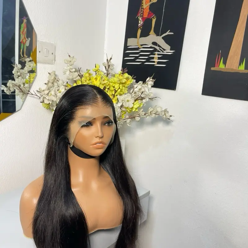 SEA donor Hair 13x4 13x6 Glueless Southeast Asian Human Hair Wig 36 30inch Body Wave HD Transparent Lace Frontal Wig Pre Plucked 180 Density Bleached Knots Baby Hair For Black Women Natural Color Human Hair Wig Natural Hairline Free Shipping UK