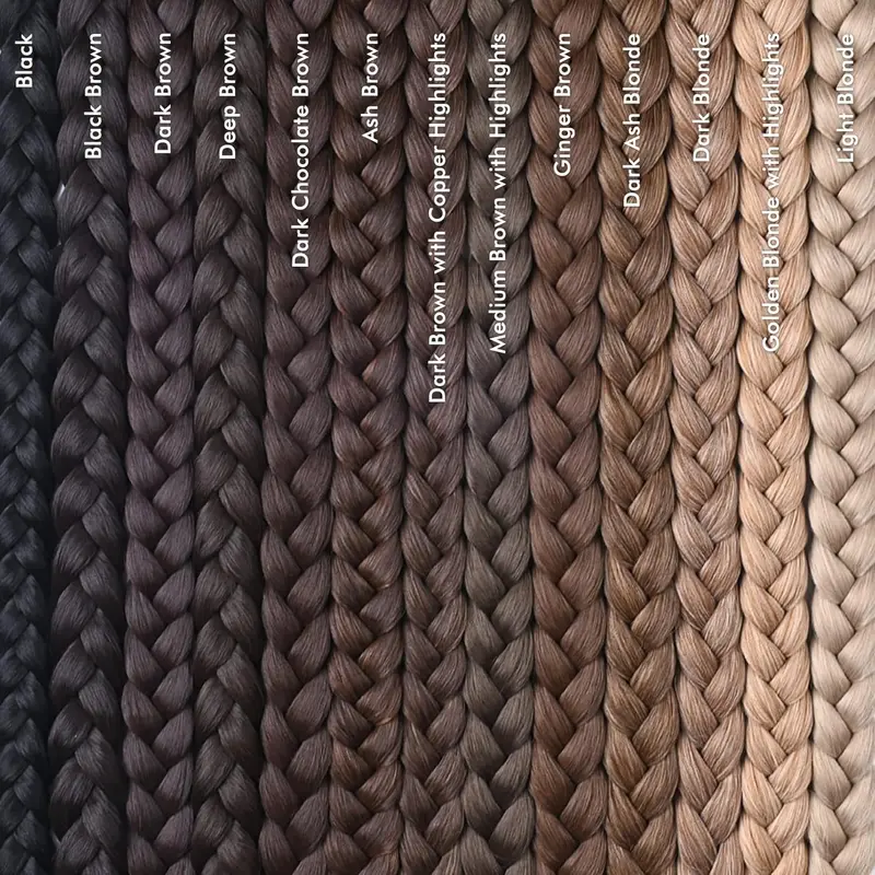 REECHO DIY Braid Ponytail Extension, Long Straight Wrap Around Ponytail Hair Extensions Natural Soft Synthetic Hairpieces for Women - Ginder Brown 160g 4