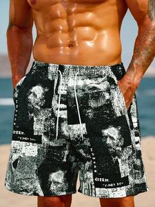 Men's Camouflage Print Pocket Design Shorts, Loose Casual Comfy Breathable Shorts for Summer, Men's Bottoms for Beach Vacation