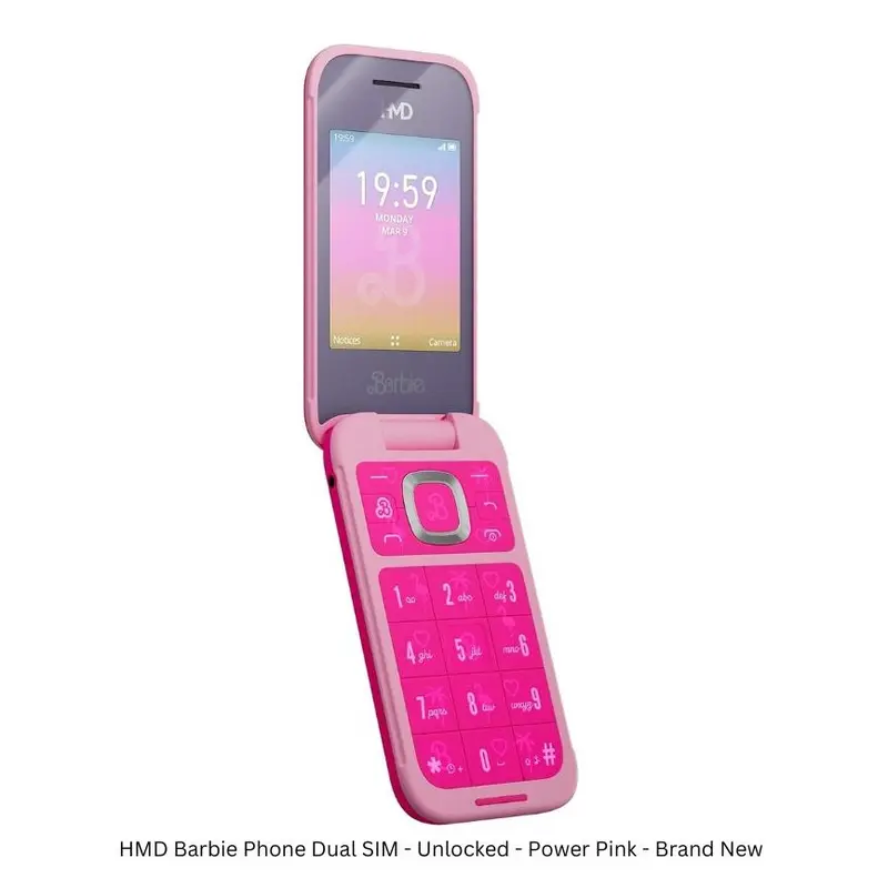 HMD Barbie Phone Dual SIM - Unlocked - Power Pink - Brand New 3