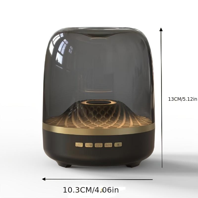 RISELDAJOR   Stereo Sound Wireless Home Speaker: 5W - 10W Power, Single Speaker, 18650 500mAh Lithium Battery, USB - C Charging, Push - Button Control, Table - Top Mounting, 5 Diamond - Effect Lighting Themes for Music Players 6