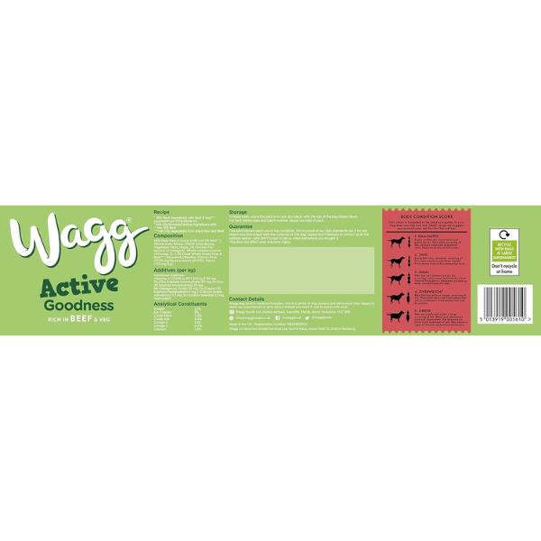 Active Goodness Complete Dry Adult Dog Food Beef & Veg 12kg - For All Active Working Dog Breeds 4