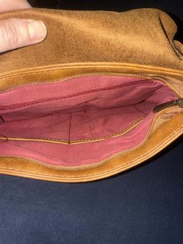 Product Review of [HOE] Soft Flapover Satchel Style Grab Bag with Goldtone Hardware - Cross Body Strap fashion affordable bags from J**6 1