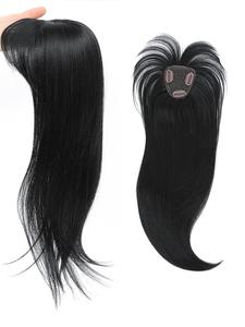 18 Inch Blonde Hair Topper with Highlight, Long Straight Hair Topper with Bangs, Gorgeous Fluffy Wigs for Women, Synthetic Wigs for Party, Daily Use