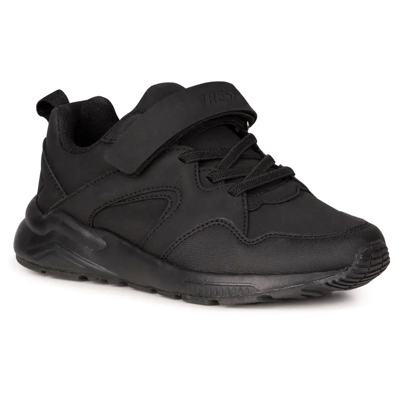 Trespass Kids Trainers Cushioned with Velco Strap and Durable Toe Cap Kam 0