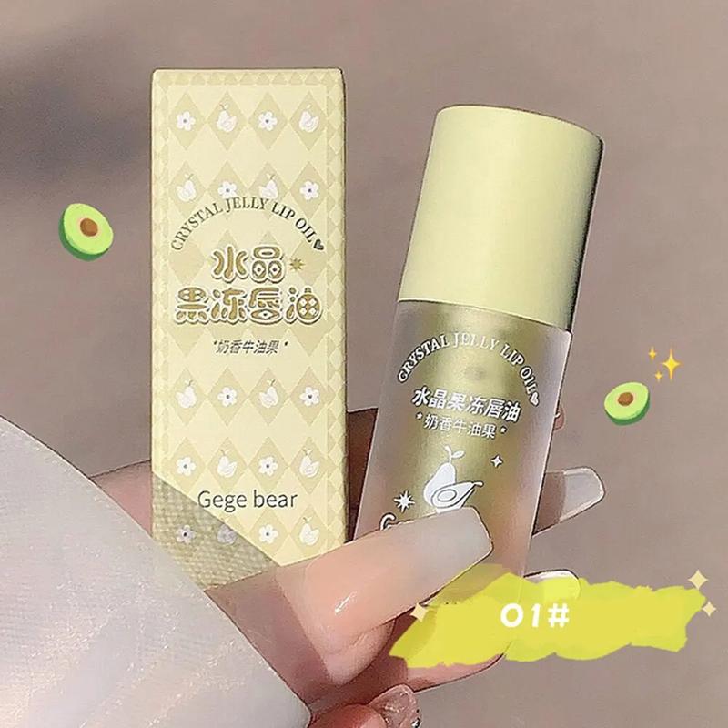 Product Introduction of Gege Bear Crystal Jelly Fruit Lip Oil Peach Grape Avacado Hydrating Moisturizing Nourishing And Lightening Lips Line 10