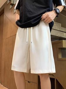 Men's Solid Color Bottoms, Loose Casual Comfy Breathable Shorts for Summer, Fashion Men's Clothes for Daily Wear