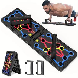 Muscle Exercise Push-up Board, Portable Foldable Push-up Bar, Household Exercise Equipment, Push-up Training Stand for Home, Gym, Workout