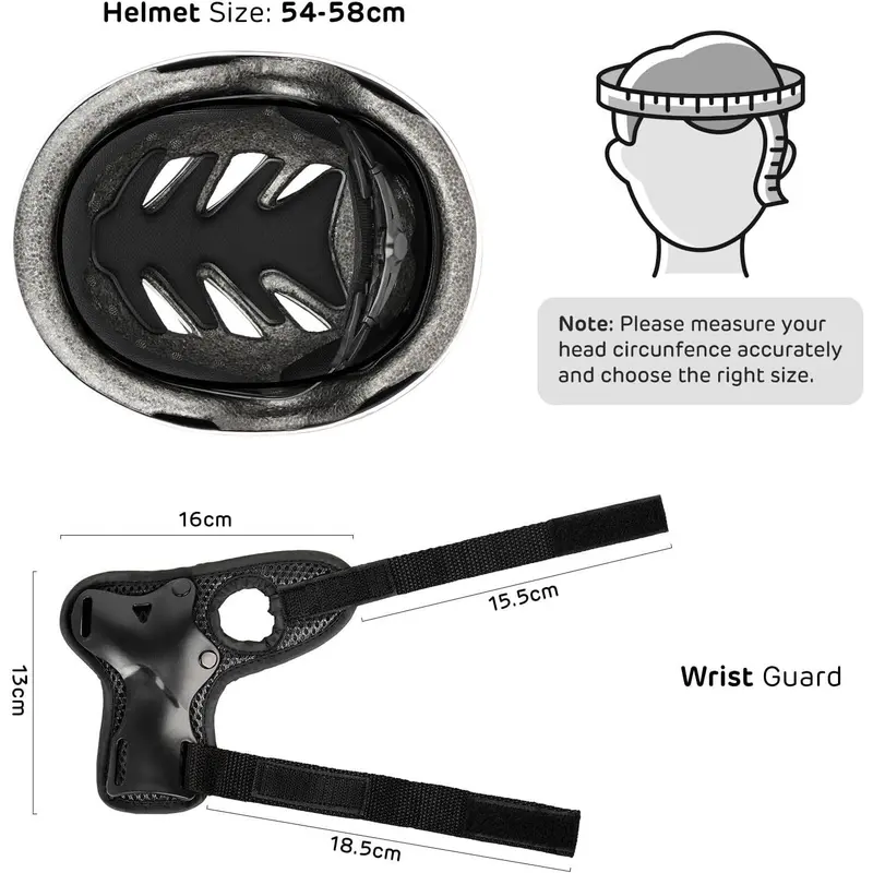 Kids Protective Helmet and Pads Set (Age 5-12) | Buy Online at Amizek 5