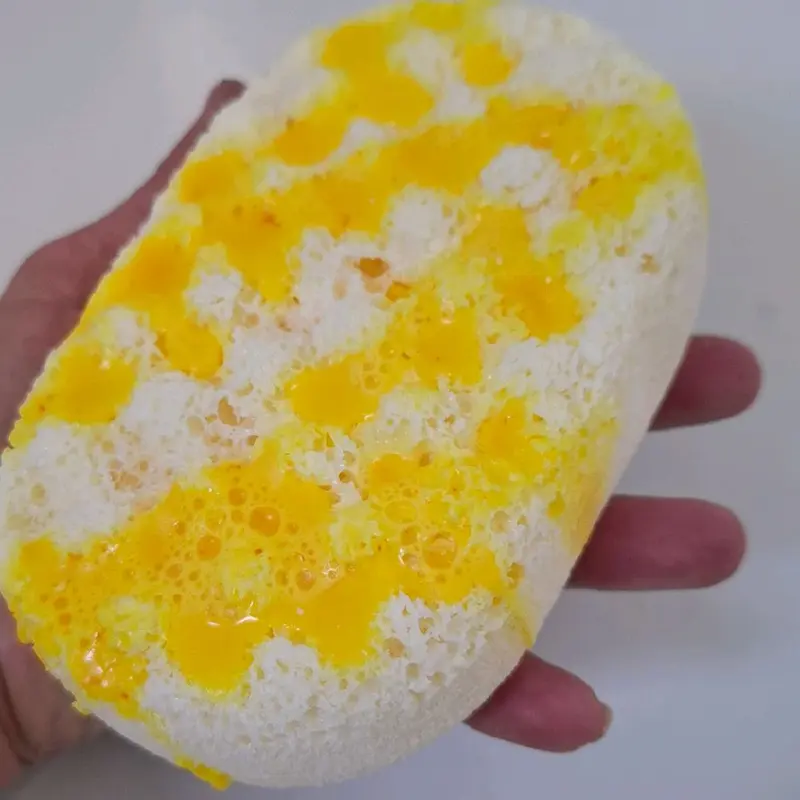 Daisy Soap Loaded Bath And Shower Sponge In Fragrance Daisy 120G Gentle Exfoliation For All Skin Types - Personal 4