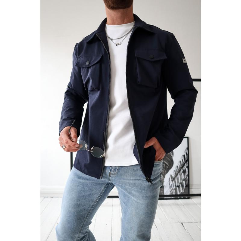 Capo BUTTON Jacket - Navy 2