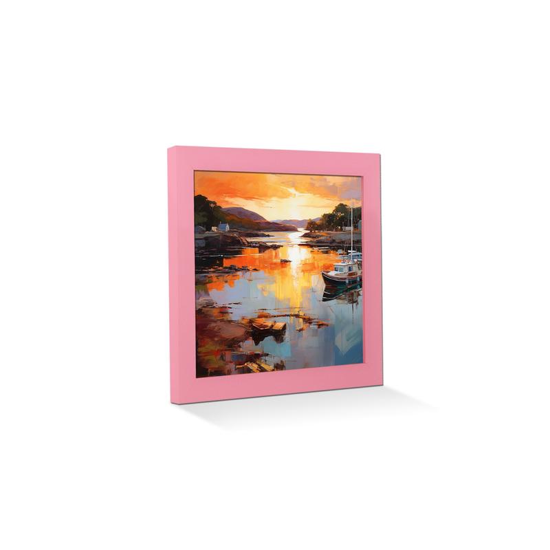 6 x 6 Inch Photo Frame, Pastel Pink Picture Frame, Home Decor wedding pictures Frame, 6x6'' Photo Frame, Blank Photo Frame with Perspex Sheet 2