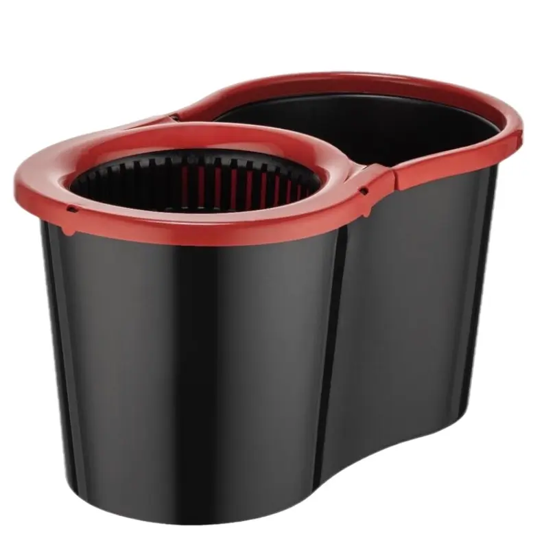 360° Magic Spin Dry Mop Bucket Set with 3 Microfiber Heads for Home Cleaning 6
