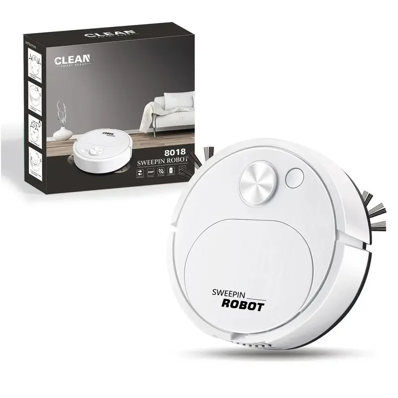 Robot Vacuum Cleaner Rechargeable Smart Sweeping Automatic Floor Mop Sweeper UK 1