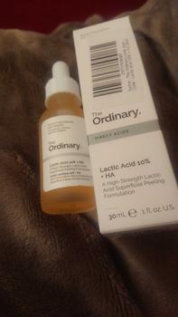 Product Review of The Ordinary Lactic Acid 10% + Ha 30ml, peeling solution, face care, skincare serum, smoother skin, wrinkles, Exfoliation, Improves Skin Texture, Fades Hyperpigmentation, Hydration Boost, Reduces Fine Lines, Targets Acne & Blemishes from @**d 0
