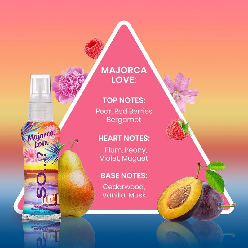 Product Introduction of Escapes Womens Gift Set, with Ibiza Dream, Bali Breeze, Mykonos Nights & Majorca Love, Fragrance Spray Set (4 x 50ml) 6