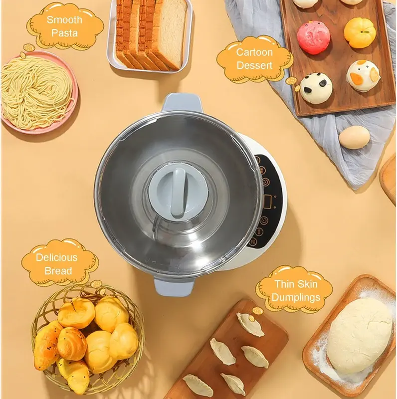 7.0L Electric Dough Mixer Home Auto Kneading Dough Maker Multifunctional Mixer  UK 8