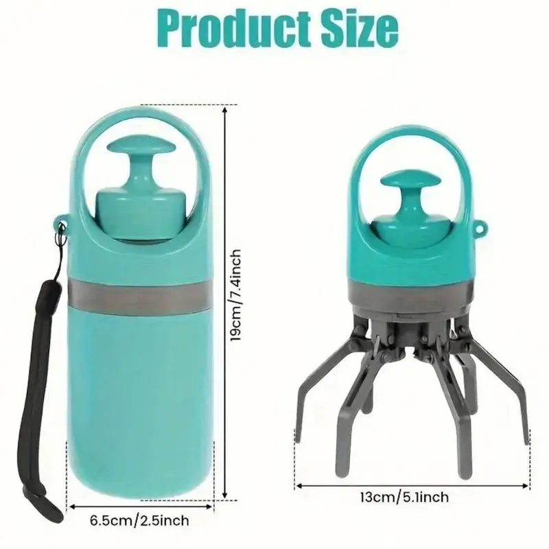 Pet Poop Picker, Portable Outdoor Dog Poop Picker Shovel Poop Dispenser 1
