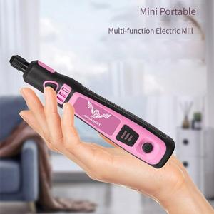 USB Rechargeable Electric Mill Set, Portable Mini Electric Mill, Handheld Electric Mill Tool, Power Tool Sets for Home Use
