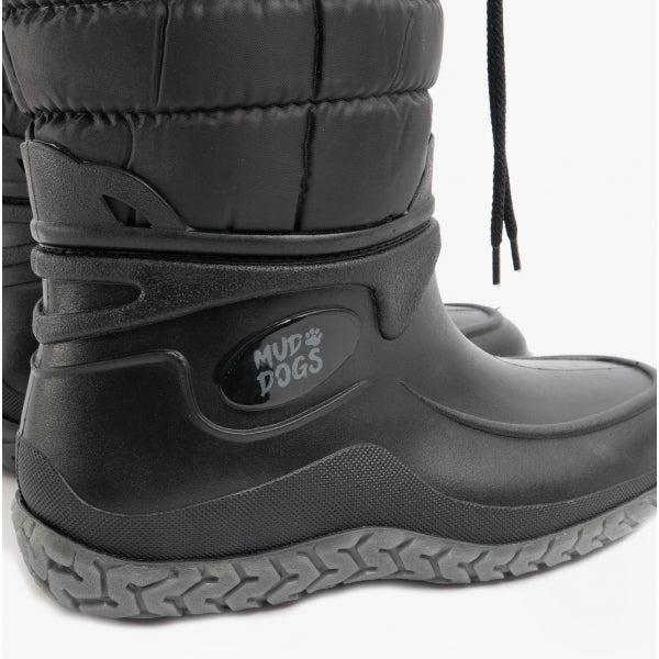 Mud Dogs NORDIC Ladies Winter Boots Black 6