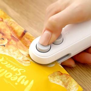 【UK Fast Ship】Mini 2-in-1 Heat Bag Sealer – USB Rechargeable Portable Sealing Machine, Keeps Snacks Fresh, Perfect for Home, Travel & Picnics