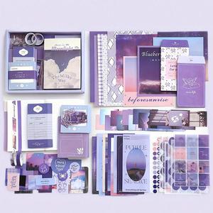Aesthetic Sticker & Paper & Tape Set, 1 Set Scrapbook & Journal Making Kit, DIY Decorative Sticker, Gift Ideas for Students