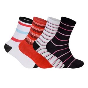 Findfashion Women's Casuall Wear Luxury Striped Cotton Riched Multi Socks For Ladies One Size Fits All UK 4-6.5/EU 36-40/US 5.5-8.5