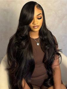 Lace Front Wigs Human Hair, 180% Density Body Wave Wigs with Baby Hair, Lace Front Wigs for Women, Daily Wear and Various Occasions