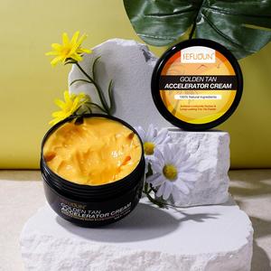Comfort Golden Tan Accelerator Cream, Moisturizing Body Care Lotions for Suntanned Look, Sunbed Tanning Accelerator for Outdoor Sun and Tanning Beds, Body Blackening Cream, Branded Skincare, Skin Care Products