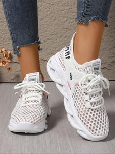 Women's Breathable Lightweight Running Shoes, Casual Comfortable Sports Shoes, All-match Round Toe Chunky Sneakers for Daily Wear, Trainer