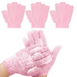 Five Finger Bath Gloves, 6/10pcs Household Scrub Body Wash Towel, Peeling Exfoliating Mitt Gloves for Shower Scrub