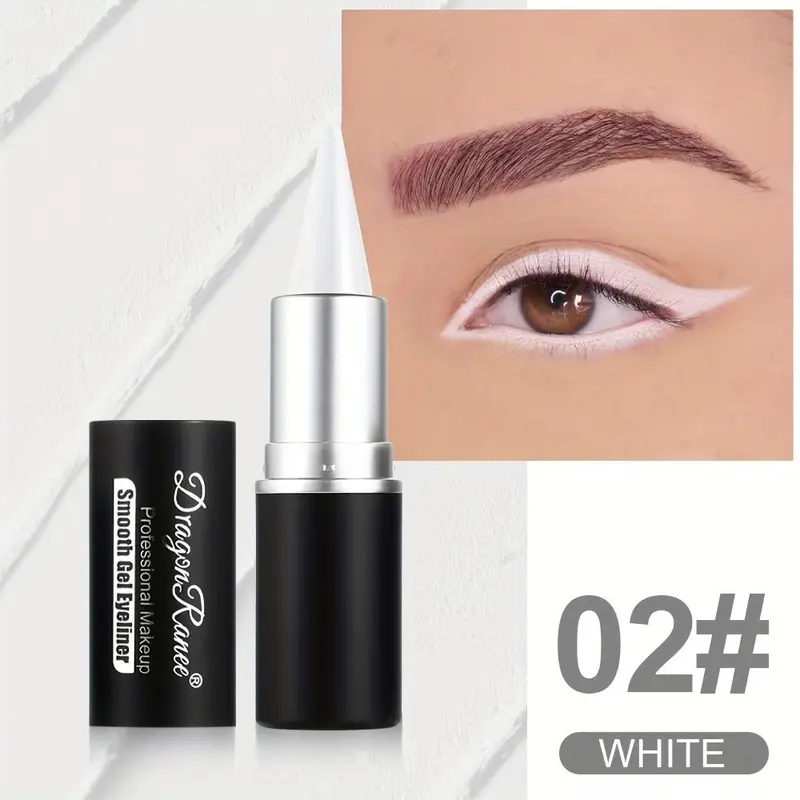Waterproof Eyeliner Pencil, Quick Drying, Sweat Resistant - Durable, Long-Lasting Cream Eyeliner for Novice, Holiday Makeup 4